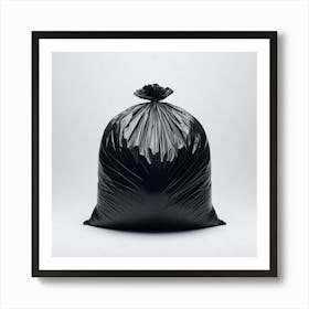 Black Garbage Bag 1 Art Print