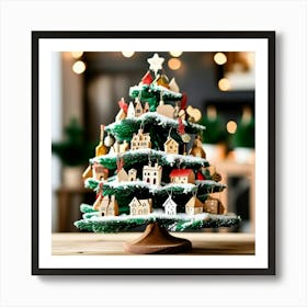 Miniature Christmas Tree Art Print