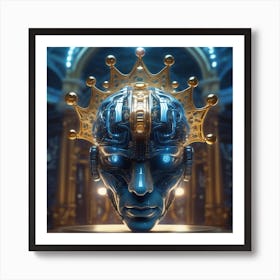 King Of Robots 3 Art Print