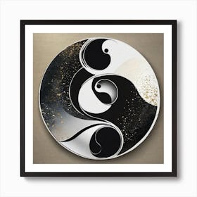 Yin Yang 60 Art Print