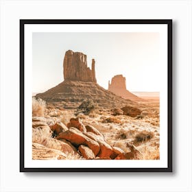 Monument Valley Square Art Print