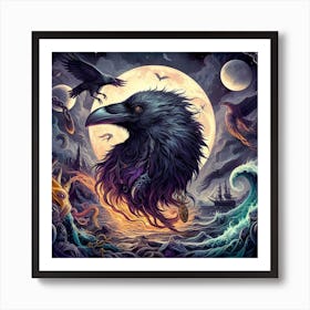 Raven 1 Art Print