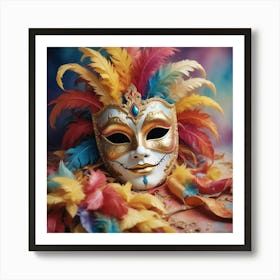 Carnival Mask 10 Art Print