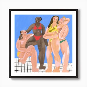 La Piscine Art Print