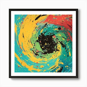 Abstract Swirl Canvas Print Art Print