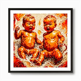 Twins Art Print