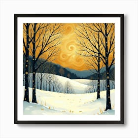 Winter Landscape 1 Art Print