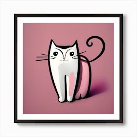 Cute Cat Art Print