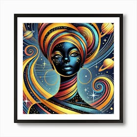 Caeloria Celestial Portrait Art Print