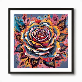 A rose that can tell more then one story Art Print