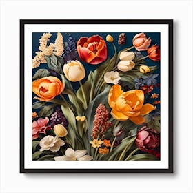 Flowers In A Vase Art Print