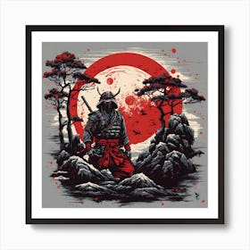 Samurai 5 Art Print