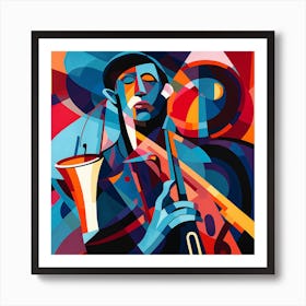 Jazz Musician 74 Art Print