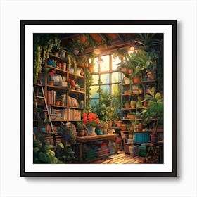 Garden Room Art Print