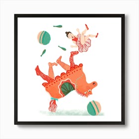 Ballerina Falls Art Print