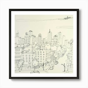 Cityscape Art Print