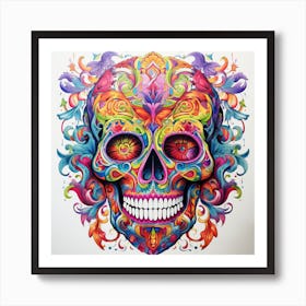 Sugar Skull 1 Art Print