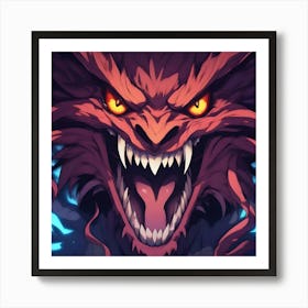 Dragons Head Art Print