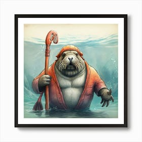 Walrus 15 Art Print