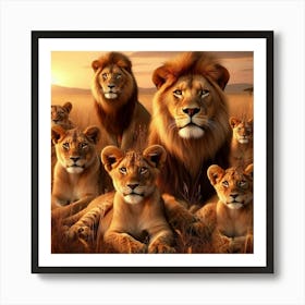 Lion King 1 Art Print