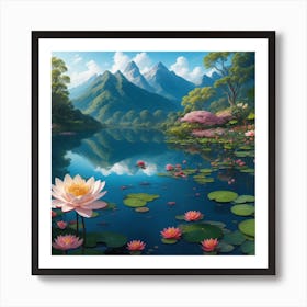 Water Lilies Art Print