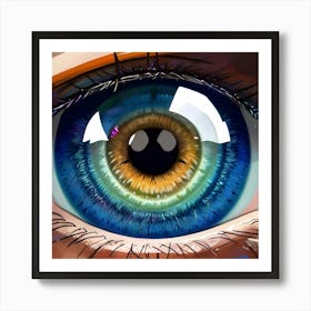 Blue Eye 1 Art Print
