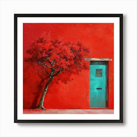 Red Door 12 Art Print