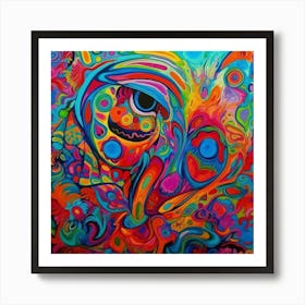 Eye Of The Owl Art Print