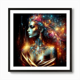 Portrait Artwork 53 Art Print