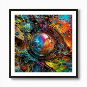 The eye of Trust Art Print