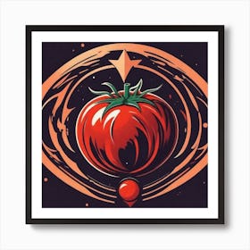 Tomato In Space Art Print