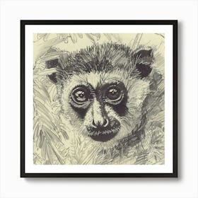 Lemur Art Print