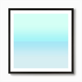 Blue Sky With Clouds Art Print