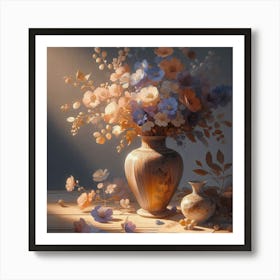 Flowers In A Vase 20 Art Print