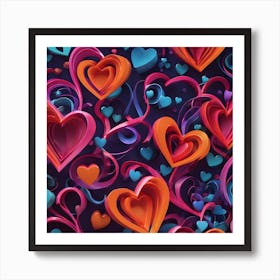 Love Heart 2 Art Print