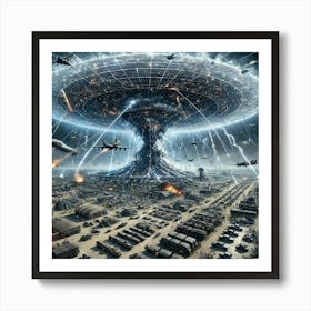 Sky Net Use Case Art Print