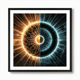 Rays Of Light Art Print