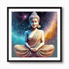 Buddha meditation #7 Art Print