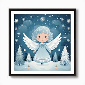 Christmas Angel 11 Art Print