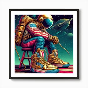 "The Space Race" Cosmic Knots Collection [Risky Sigma] Art Print