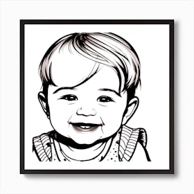 Baby'S Smile Art Print