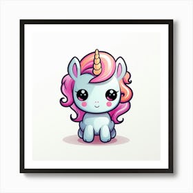 Cute Unicorn 307 Art Print