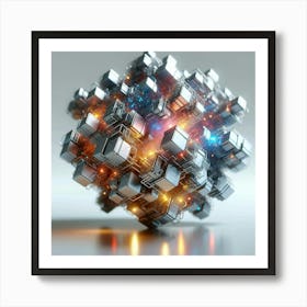 Cubes Art Print