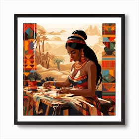 Egyptian Woman 18 Art Print