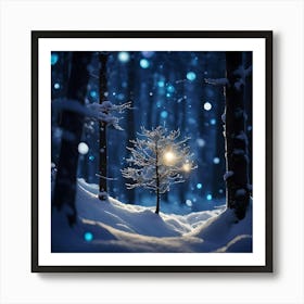 New Life in Enchanted Forest Art Print