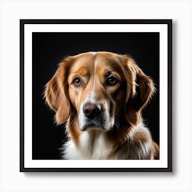 Golden Retriever Portrait Art Print