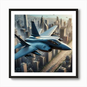 Eagle Fighter Jet Art Print