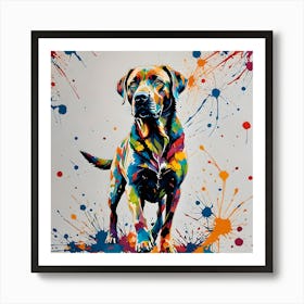 Labrador Retriever Square Print Art Print