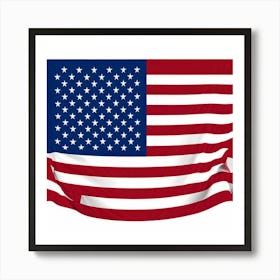 Flag Symbolizing An All Encompassing Unity Within The United States Of America Tightly Knit Stars A (3) Art Print