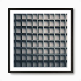 Abstract Background With Squares 1 Art Print